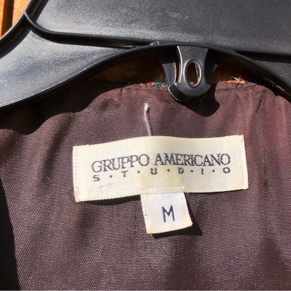 Gruppo Americano Studio Vintage Art Deco Vest - Picture 2 of 3